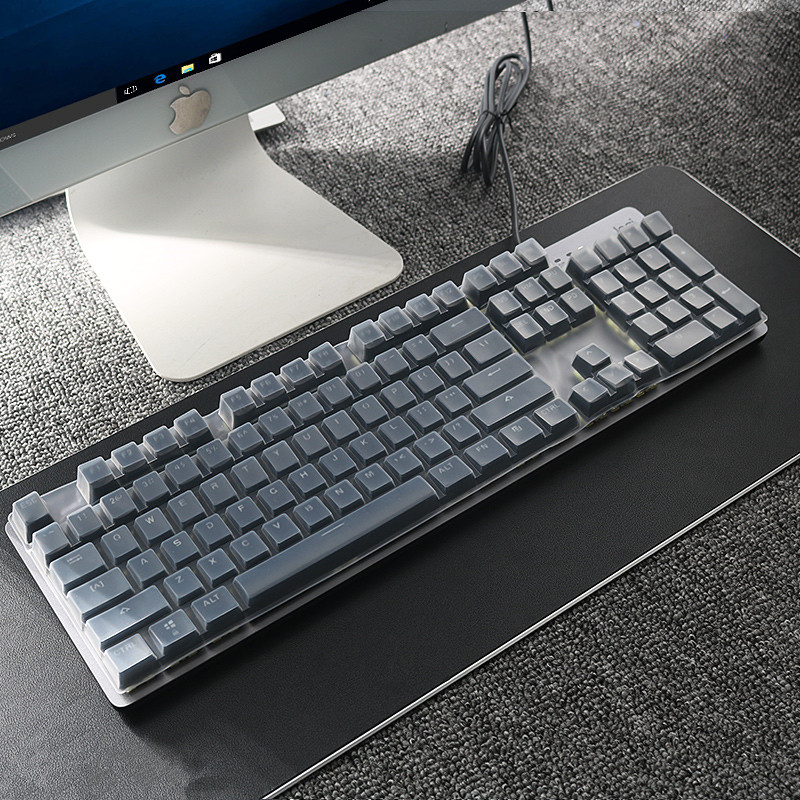 升派英菲克v910机械键盘保护膜v960有线办公打按键防尘套104键台式机