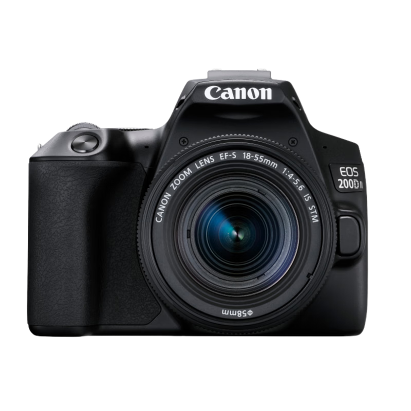 ���ܣ�Canon��EOS 200D���� ���ż�������� vlog ��Я�������㵥����������� 200D II(18-55mm)�׻� 200D����18-55��ɫ�׻� �ٷ�����