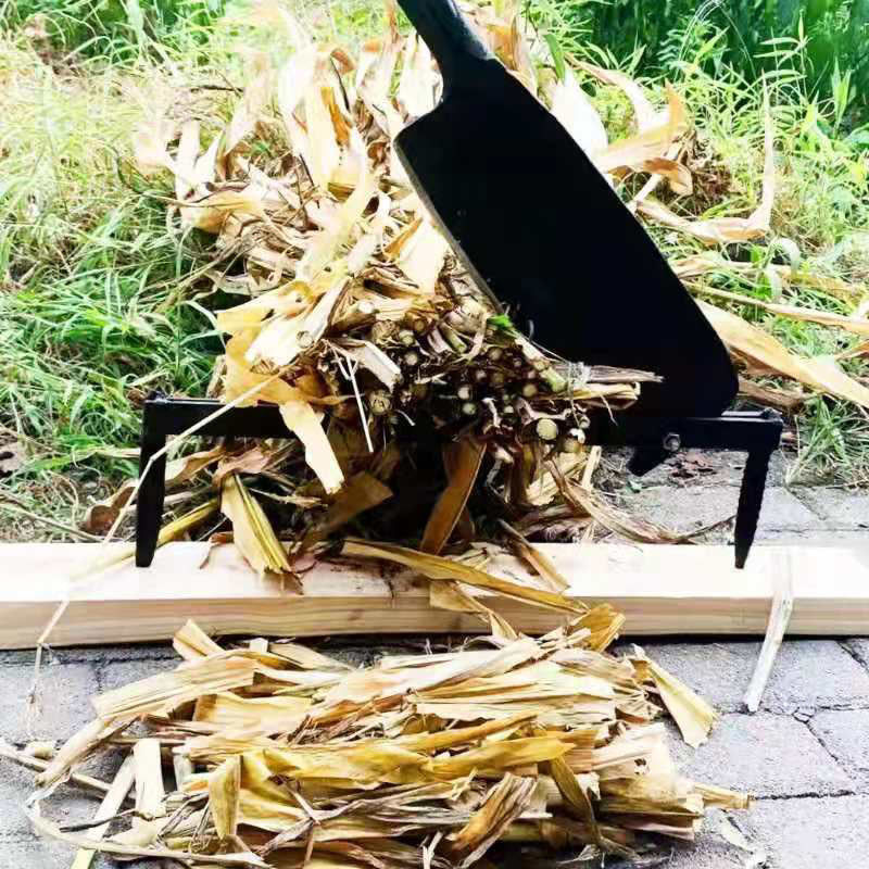 锻打老式手动铡刀家用中药材铡刀灵芝切药刀铡草刀铡刀切草大闸刀