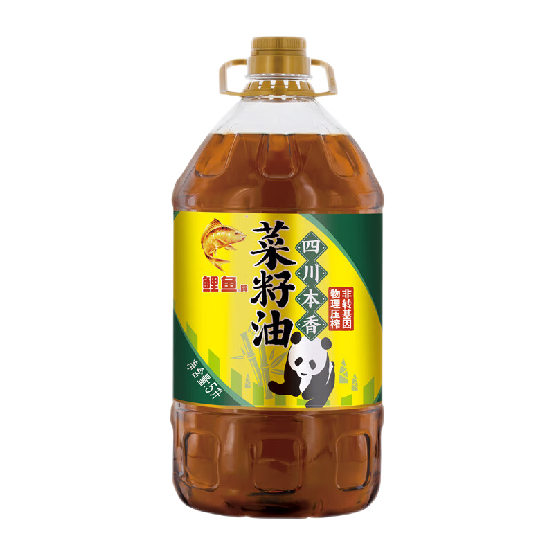 鲤鱼 四川风味 非转基因 本香菜籽油 5L