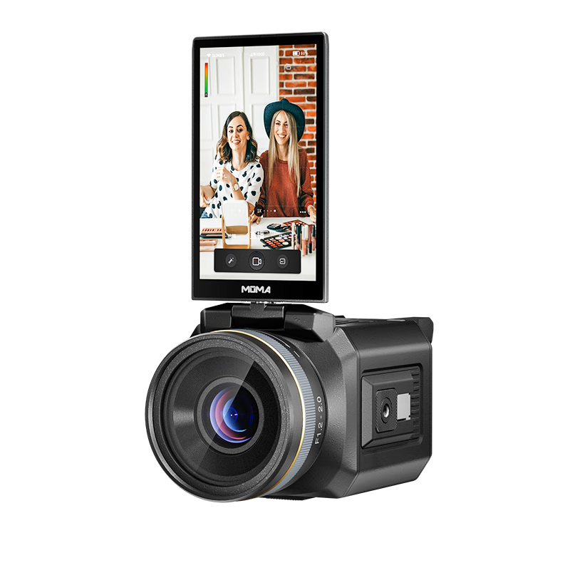 mOmA 猛玛 猛犸 猛玛 探境专业直播摄像机内置声卡直播带货设备全套高清数码vlog短视频拍摄录像机 探境（黑色）
