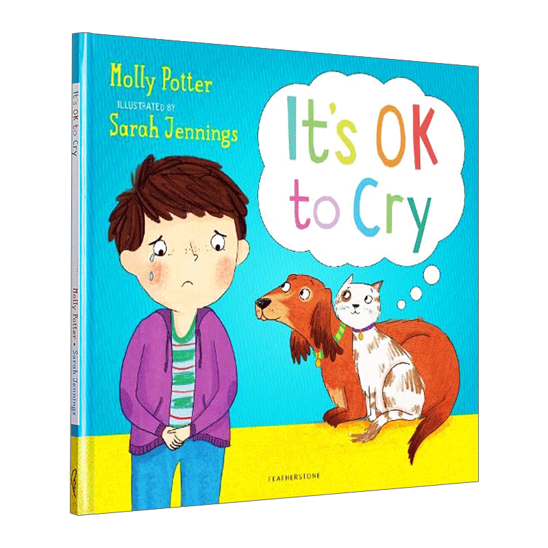 哭出来没关系 儿童情绪管理精装绘本 molly potter 英文版 进口英语
