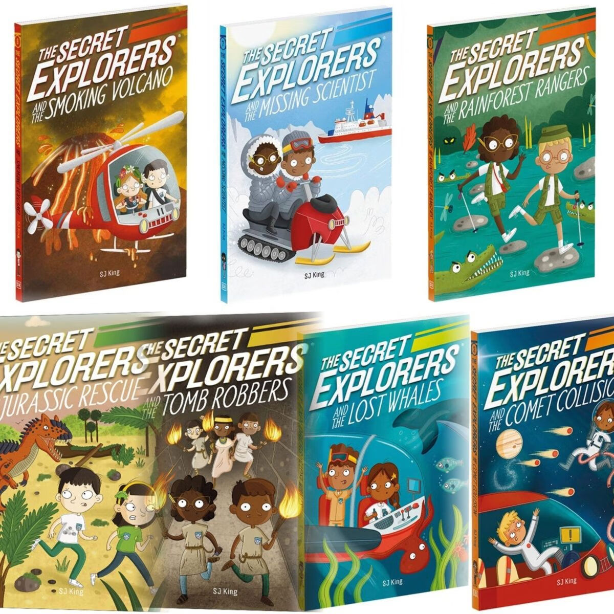 9成新二手书秘密探险小分队dk thesecretexplorers 7册送音频 7册送