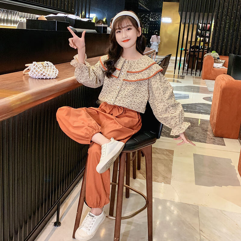 利方琪中童女装女大童套装13到15岁女童衣服秋装小女孩衣服学生装女童