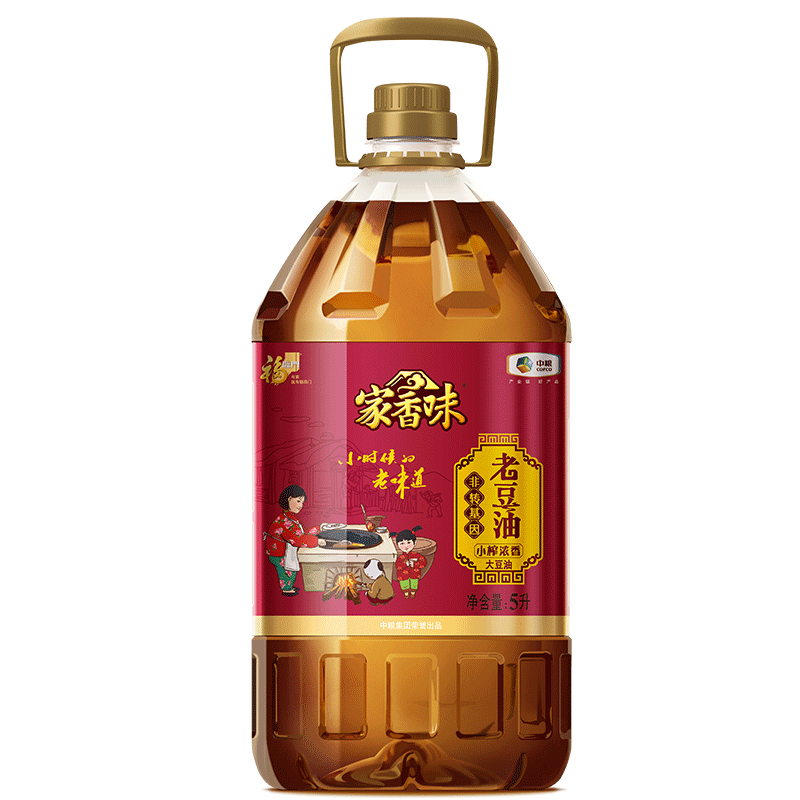 家香味食用油-非转基因小榨浓香老豆油5L价格走势，口感美味，营养丰富！|手机怎么看食用油价格曲线