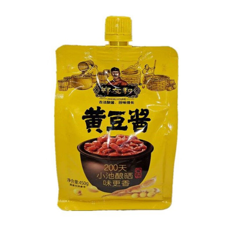 450g*袋 多规格 正宗营口大酱 农家酱 蘸菜酱 拌饭拌面调味酱 郑友和