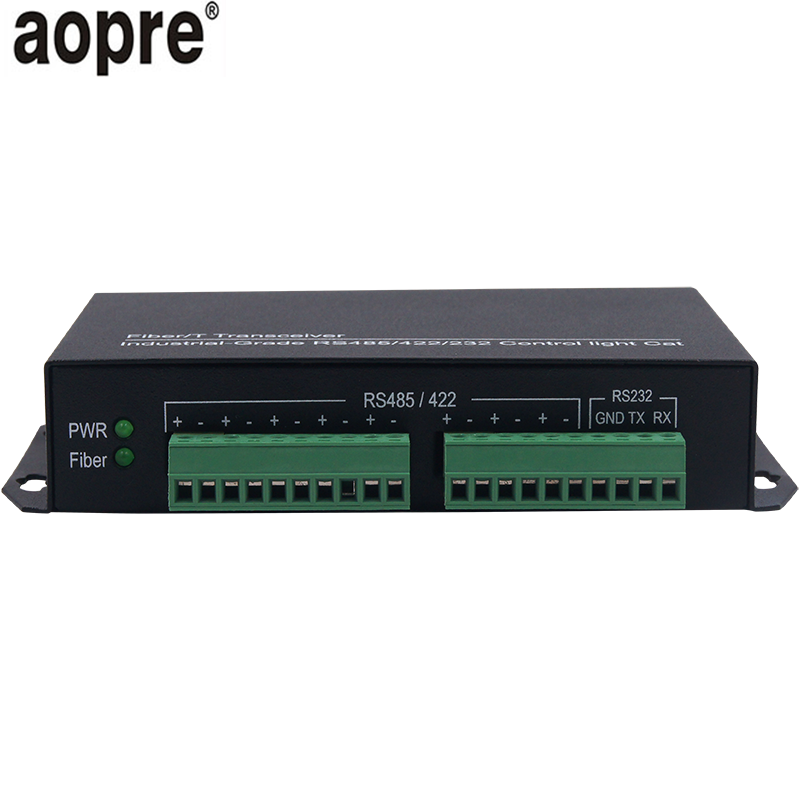 aopre 欧柏互联RS485数据光端机双向传输光纤收发器485转光纤转换器 8路双向485（1对价） 单模双纤SC接口