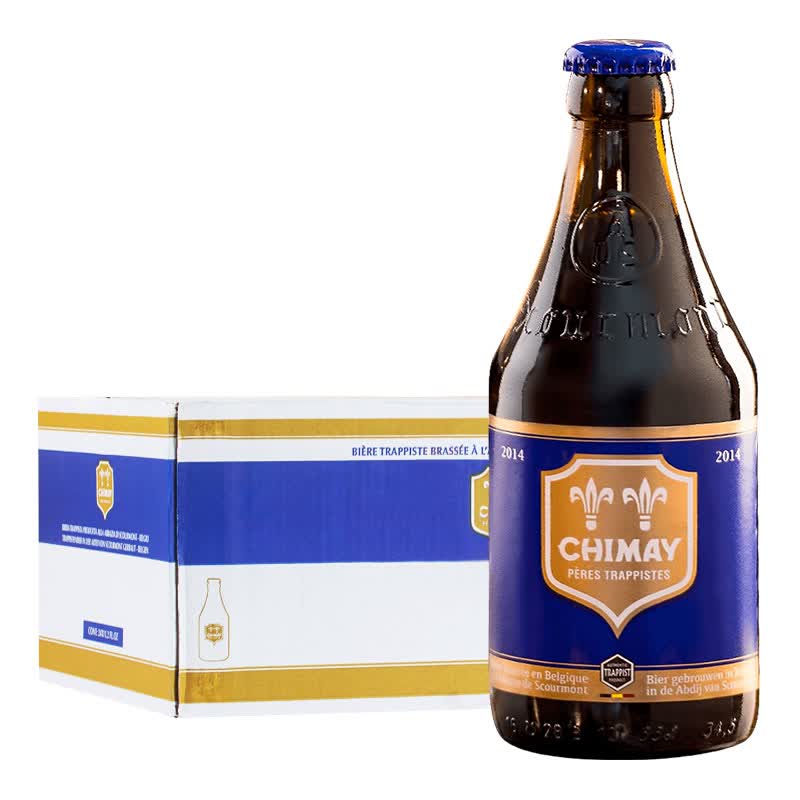 智美(chimay)蓝帽/红帽/金帽/白帽精酿啤酒比利时进口修道院整箱330ml