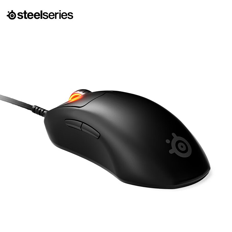 赛睿 (SteelSeries) Prime鼠标 有线鼠标 游戏电竞鼠标 人体工程学  RGB鼠标 TureMovePro传感器 69g