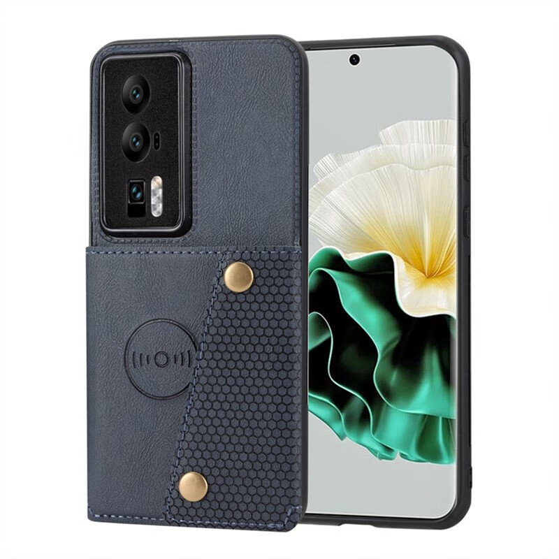 机乐部适用华为p60手机壳卡包可放卡p60pro皮套创意全包带装卡套软