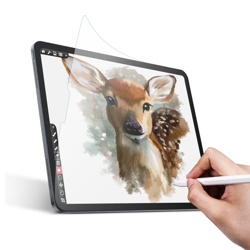 UGREEN 绿联 iPad Pro/Air5/4类纸膜磁吸可拆卸通用2021/2020/2018苹果平板电脑11英寸全屏保护手写绘画磨砂肯特纸膜