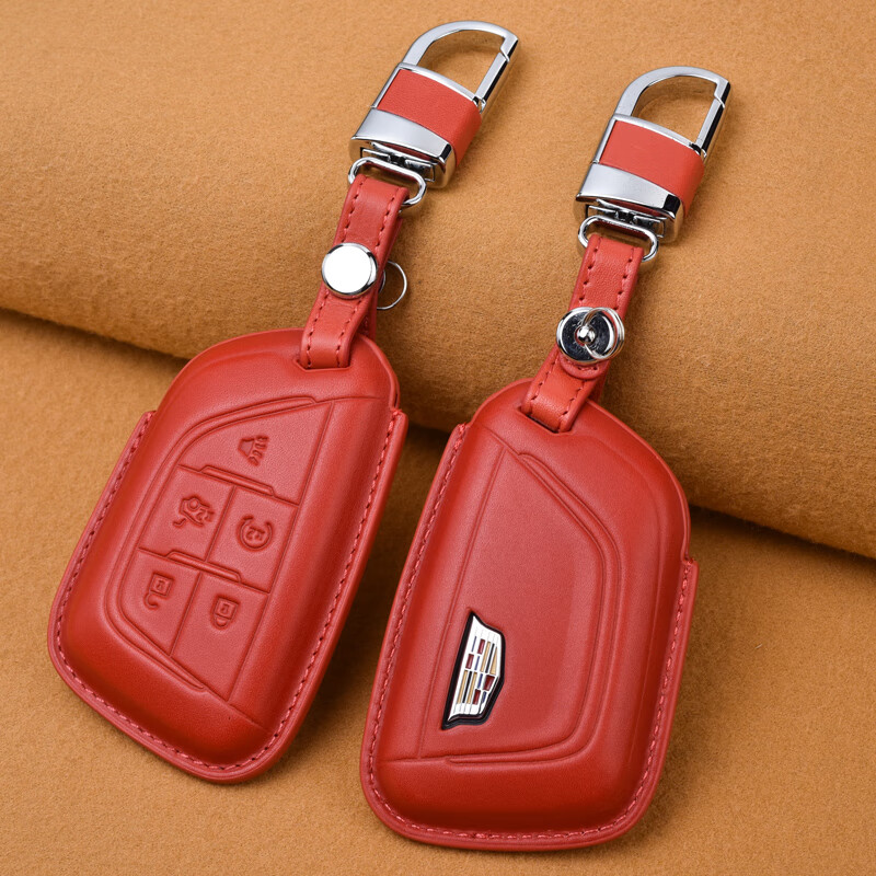 卡先生(kaxianshen)头层牛皮汽车钥匙壳适用于凯迪拉克ct4 新ct4 23款