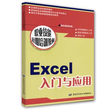 excel入门与应用 汪启昕 著 正版图书