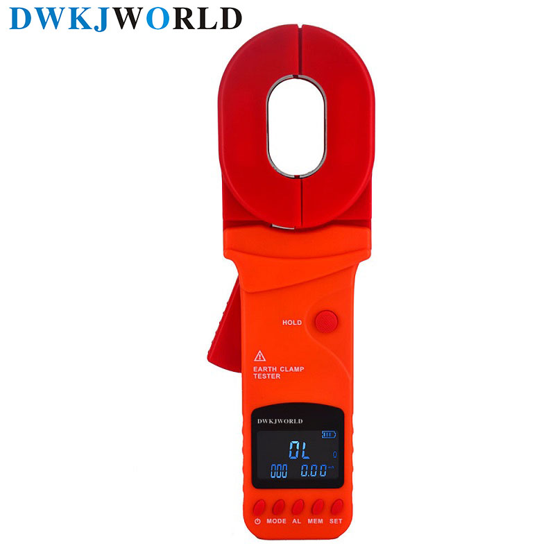 dwkjworld钳形接地电阻测试仪漏电流电压电阻检测 dw8623a