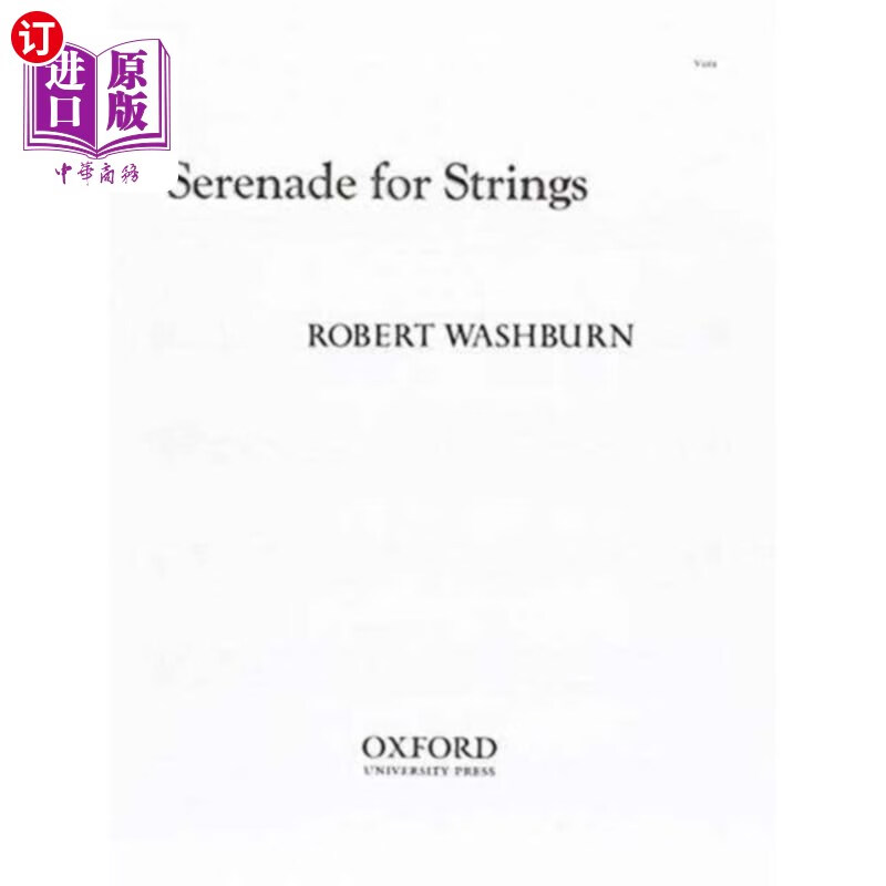 海外直订serenade for strings 弦乐小夜曲