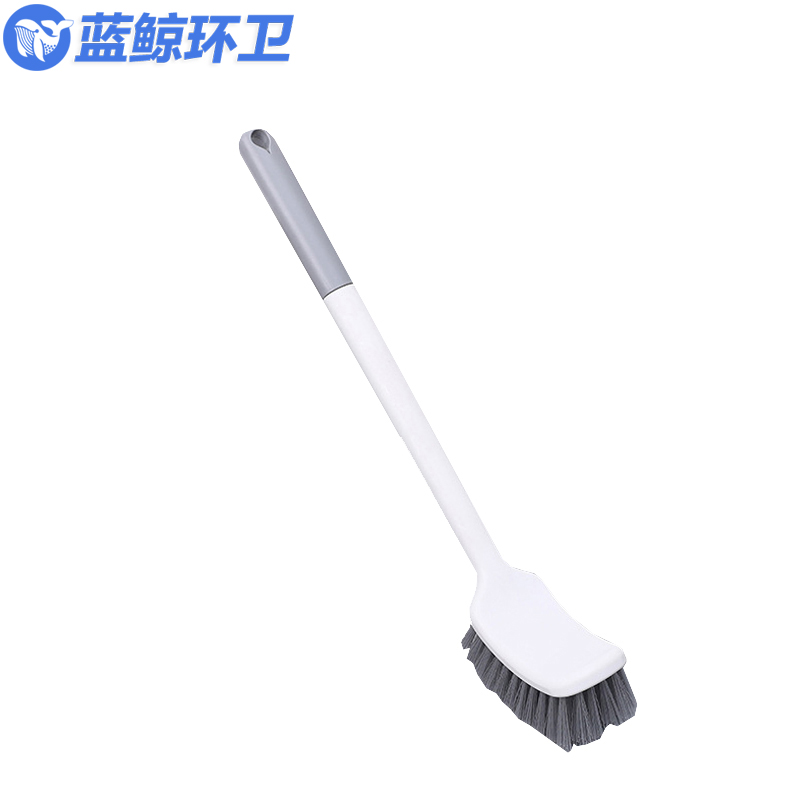 蓝鲸环卫【简洁灰1个装 挂钩】无死角清洁厕所刷子壁挂式洁蹲便器刷子