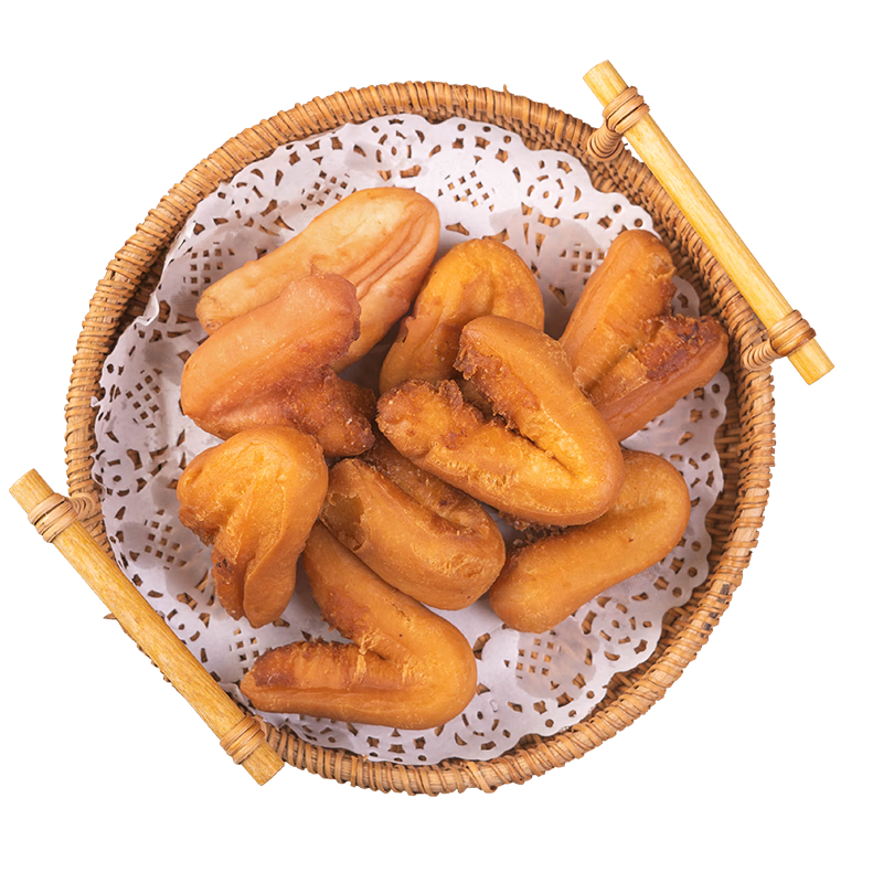 糧覓迷你小糖糕 寧波特產(chǎn)三角糕甜油條早餐馬蹄酥油炸半成品小吃 迷你紅糖味小糖糕10只 250g*1包