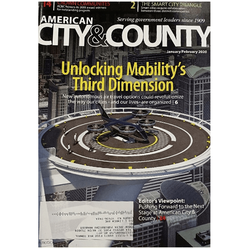 【单期可选】American City&County 2019/20年月刊 美国城市乡村杂志 2020年1/2月合刊