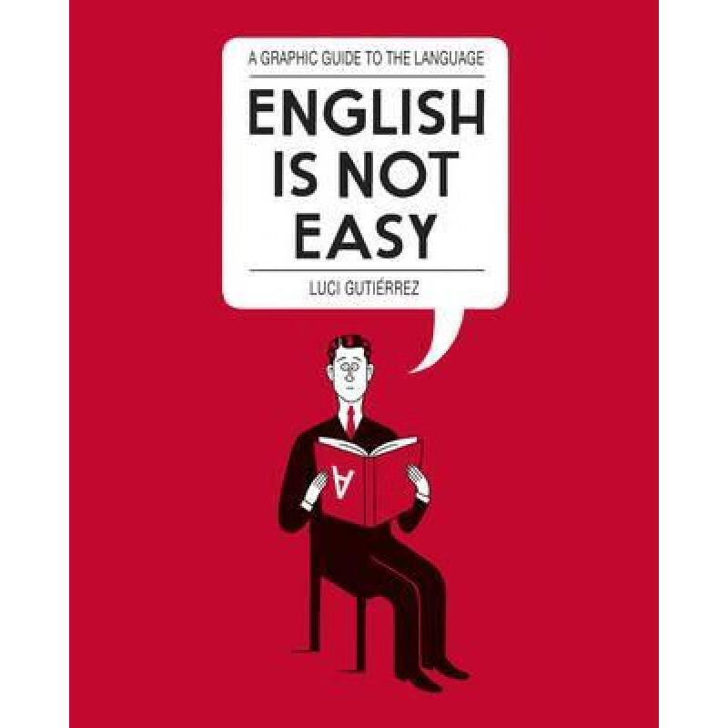 现货 英文给它有点难我靠画画搞定它 英版 English Is Not Easy: A Vis...