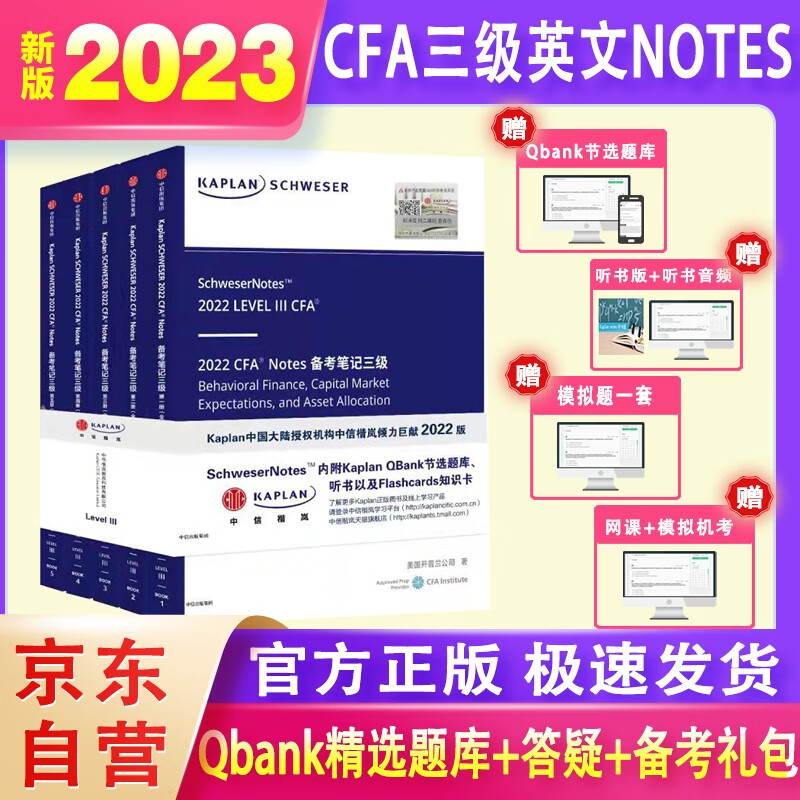 Kaplan2023CFA三级notes英文教材Schweser study notes CFA协会特许金融分析师