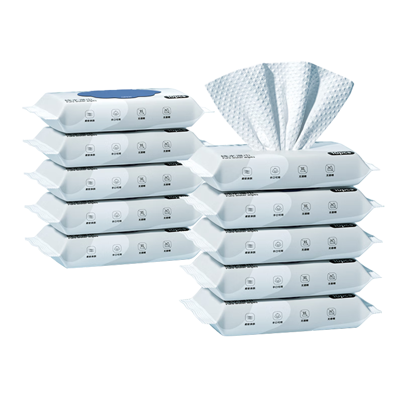 拍2件得宝tempo抽纸四层80抽18包纸巾小规格短幅天然无香整箱销售