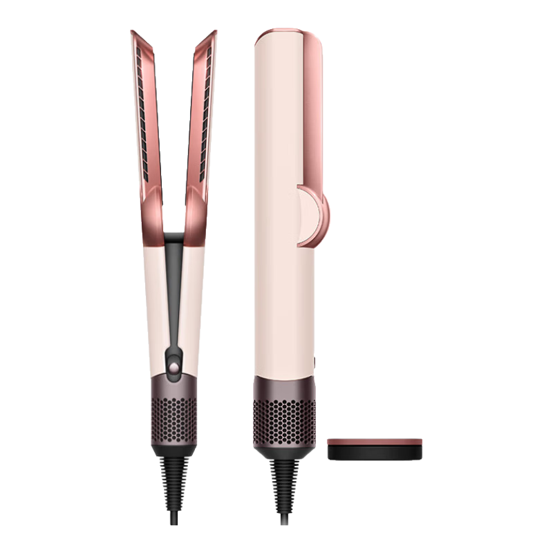 Plus会员:戴森 Airstrait HT01 吹风直发器 干发直发二合一 利用气流轻松造型 吹风机 直板夹 夹板 落日玫瑰色 2421.65元