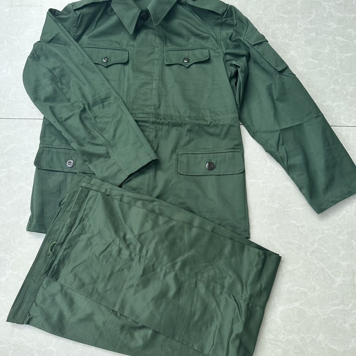 正品87橄榄绿冬季作训服高品质老货涤卡工作服正品老货秋冬款服装