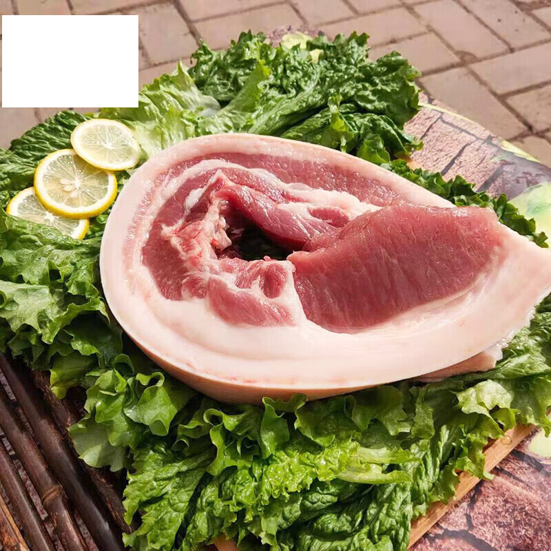 德祥隆东北笨猪五花肉新鲜土猪肉五花三层带皮肥肉3