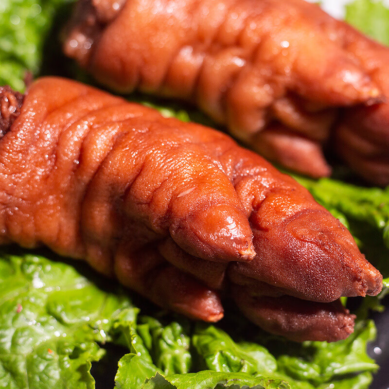 虎钢馋袋装酱香猪蹄卤猪蹄子下酒菜小吃熟食卤味肉食小零食大猪蹄子