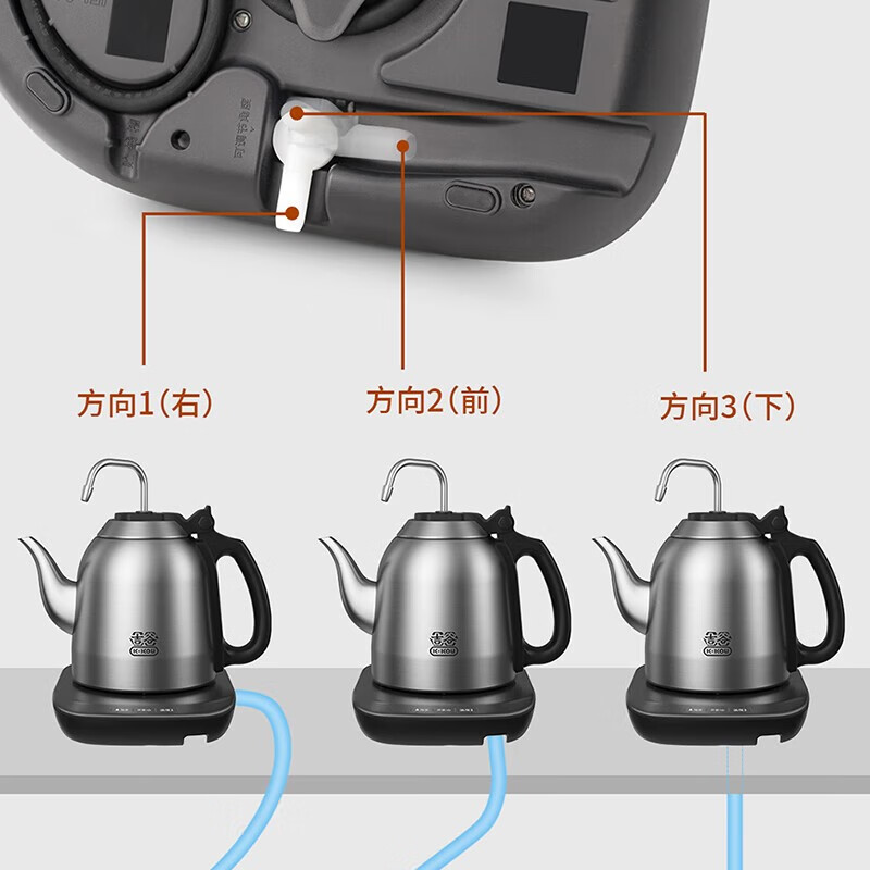 吉谷（K·KOU）烧水壶电水壶 紫檀棕火山岩自动上水智能恒温多功能家用电热水壶茶台电茶炉煮水壶茶具茶盘 1.2L TB009G【半自动 紫檀棕】
