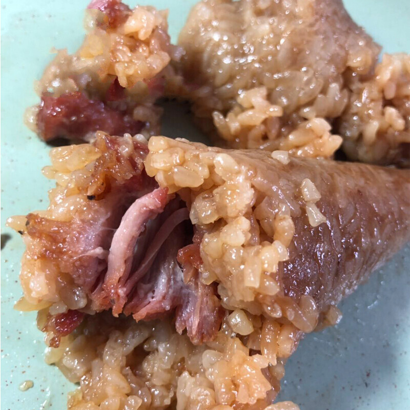 虎钢馋宜兴小脚粽子端午节佳礼宜兴糯米新鲜腿肉紧实不松散蛋黄肉粽