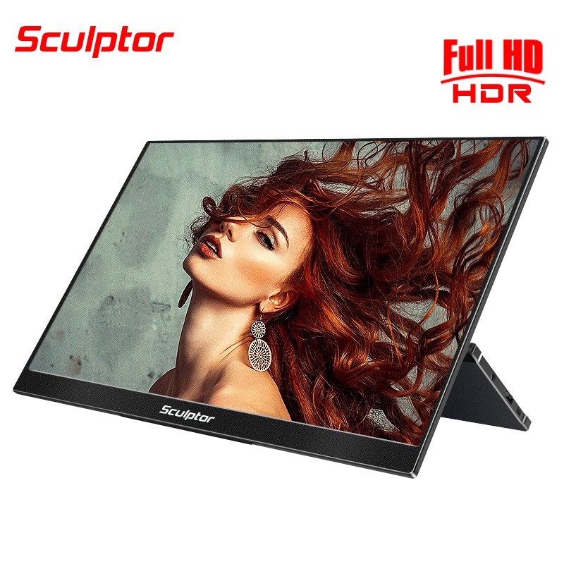 雕塑家（sculptor）MF156LN 15.6英寸便携式显示器 HDR双一线通锤子TNT华为手机PS4笔记本扩展Switch