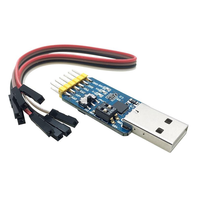 查询丢石头CP2102六合一串口模块USB转TTLRS232RS485互转多功能USB转UART串口模块历史价格