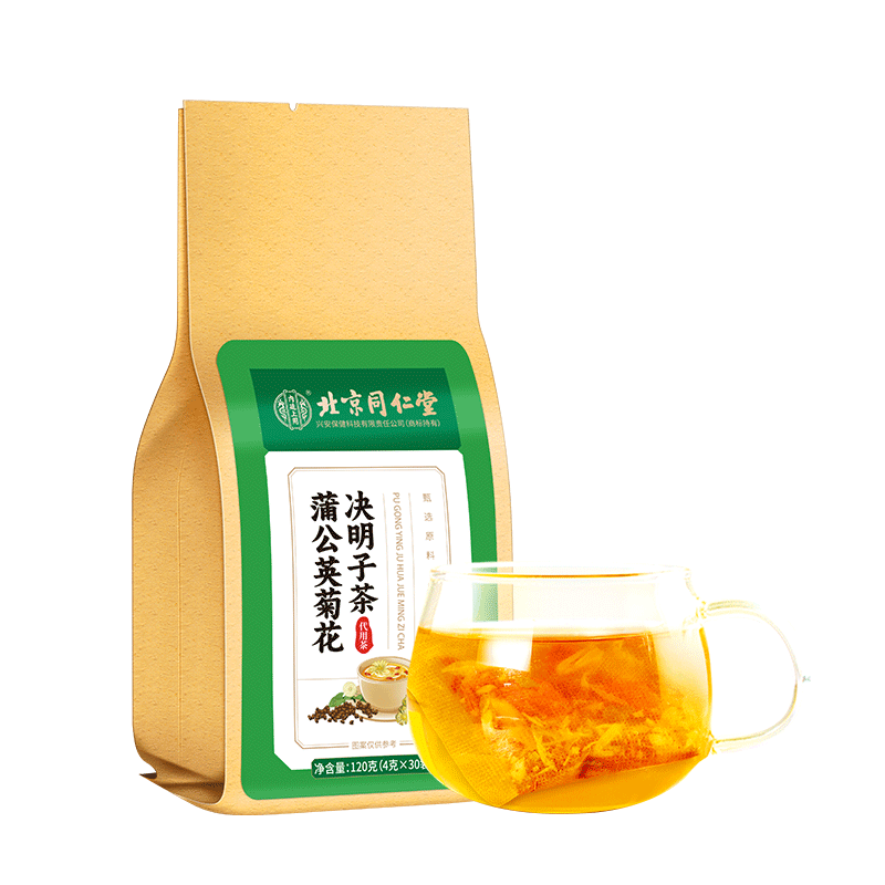 同仁堂蒲公英菊花枸杞?jīng)Q明子茶金銀花枸杞子上火熬夜花草滋補養(yǎng)生茶120g