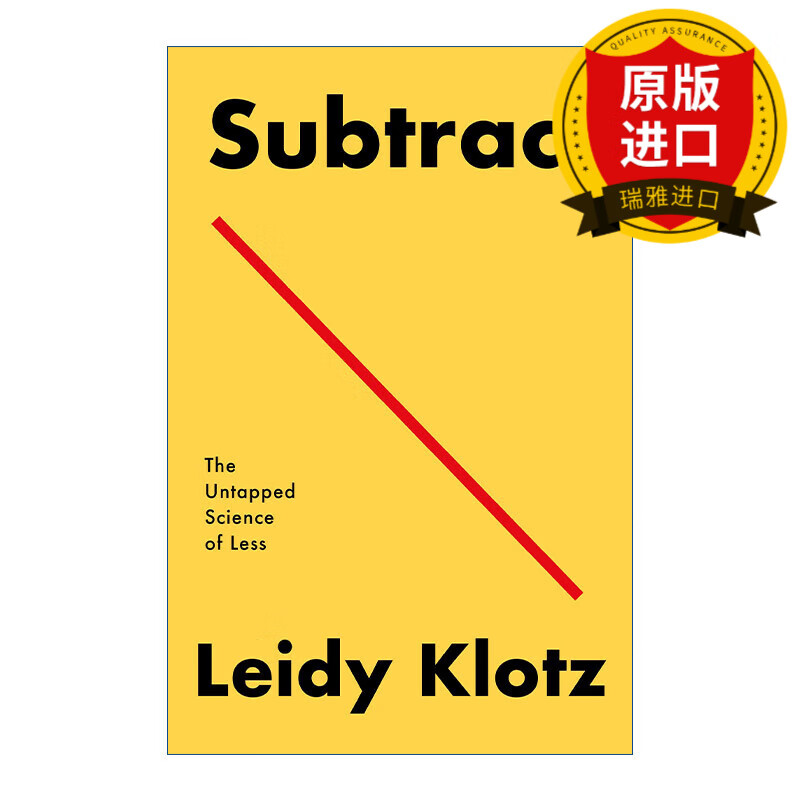 science of less 减法 应对无序与纷杂的思维法则 英文版 进口英语