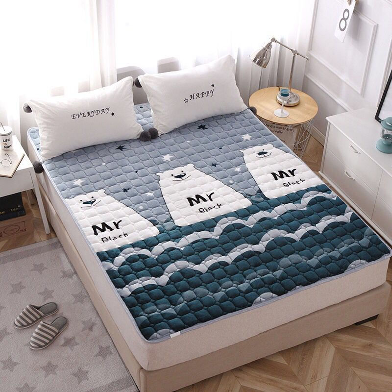 床垫】宿舍床垫学生床褥榻榻米睡垫子加厚床护垫 白熊先生(保暖款) 宽