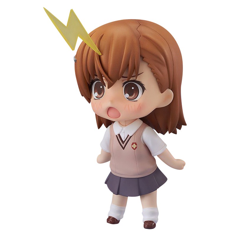 动漫手办 校服制服公仔人偶模型机箱桌面摆件 御坂美琴q版(多种配件)