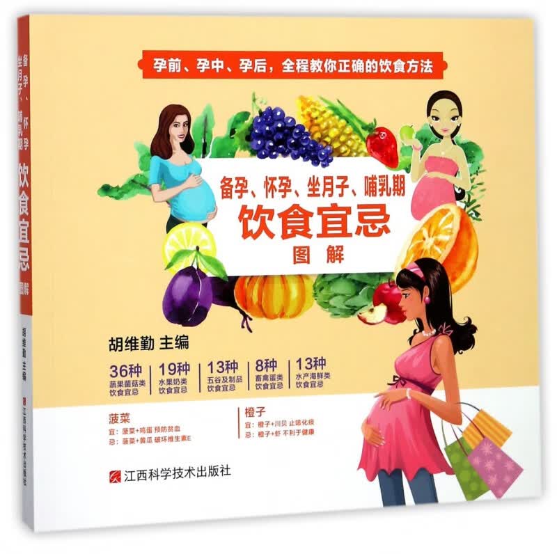 备孕怀孕坐月子哺乳期饮食宜忌图解
