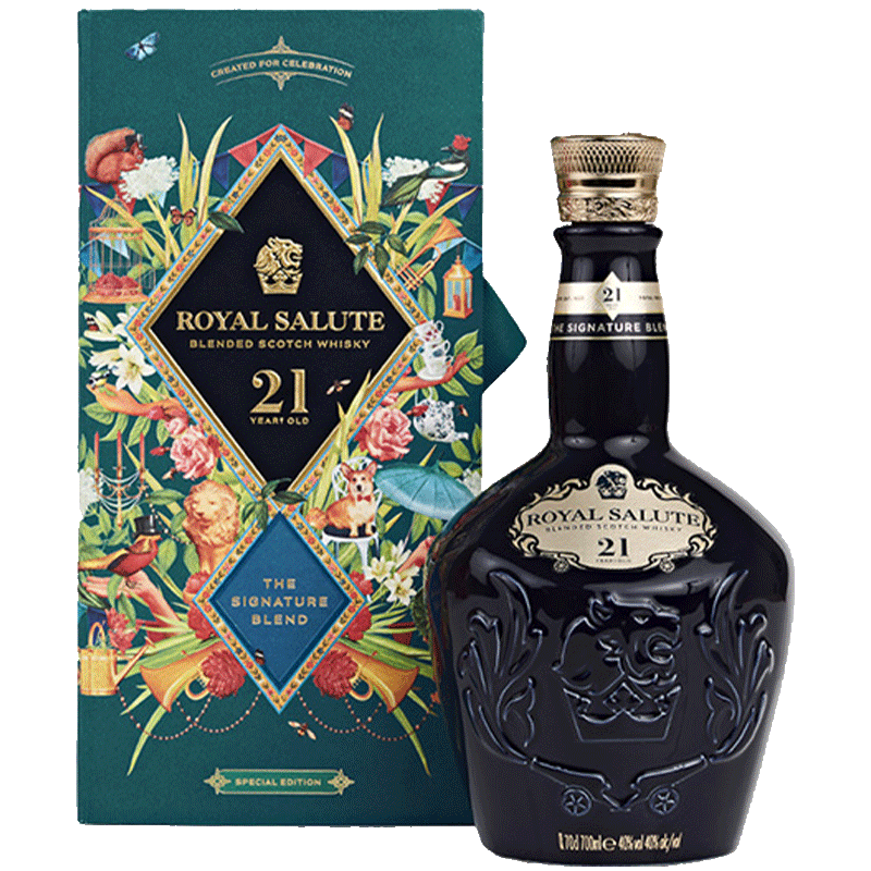 皇家礼炮(royal salute)21年苏格兰威士忌花园派对特别版700ml