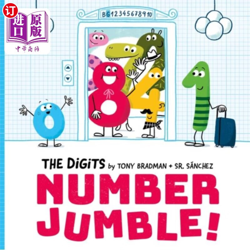 海外直订digits: number jumble 数字:数字混乱