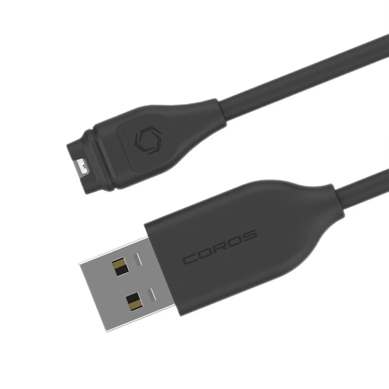 高驰COROS PACE 3/APEX 2/VERTIX系列USB运动手表充电线 黑色