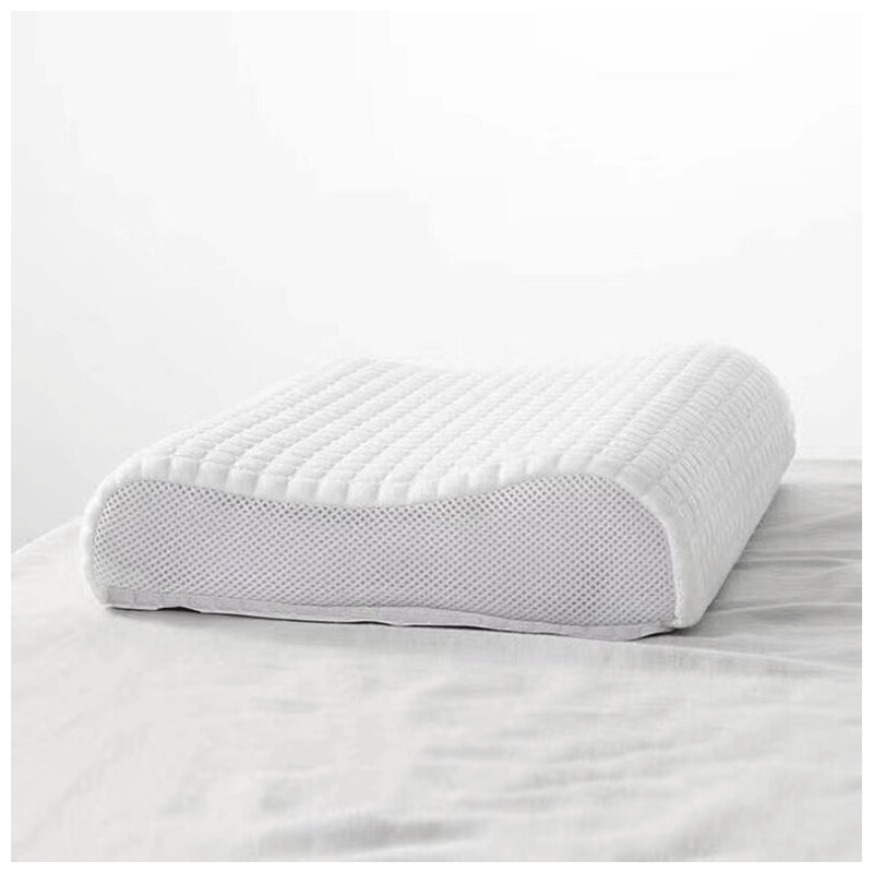 涂彩纯色枕凝胶枕头透气tpe果冻枕芯乳胶枕夏季简约纯色乳胶枕头 3.