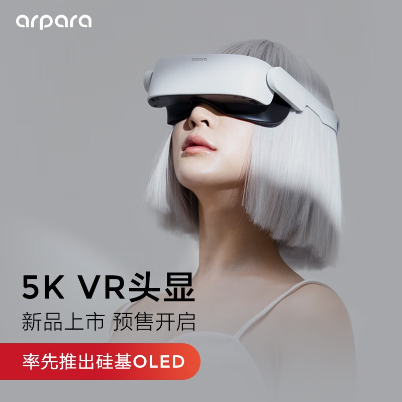 arpara 5K VR头显 3DVR眼镜 PCVR头盔 标准版+mirrocast全能转换器