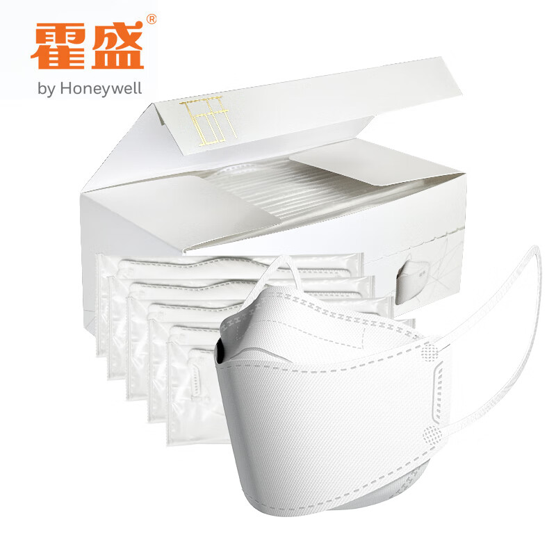 霍盛 霍尼韦尔子品牌kn95低阻力鱼形口罩 轻型立体科技研系列 hms-fm