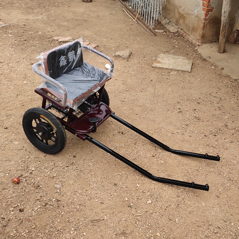 狗拉车羊拉车人坐的遛狗车狗狗专用小拉车 裸车子