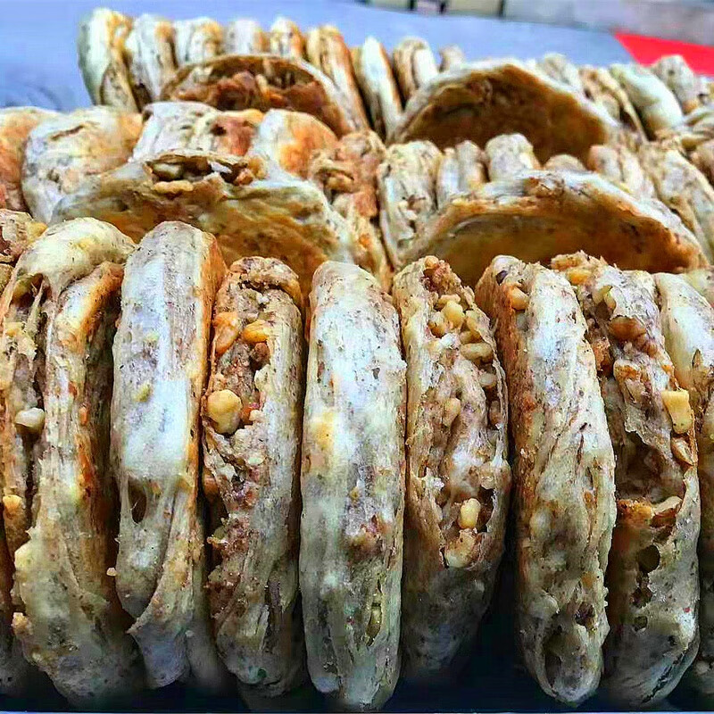 欧贤禾陕西汉中略阳核桃饼纯核桃烧饼现做真空酥软咸香现烤宁强核桃馍