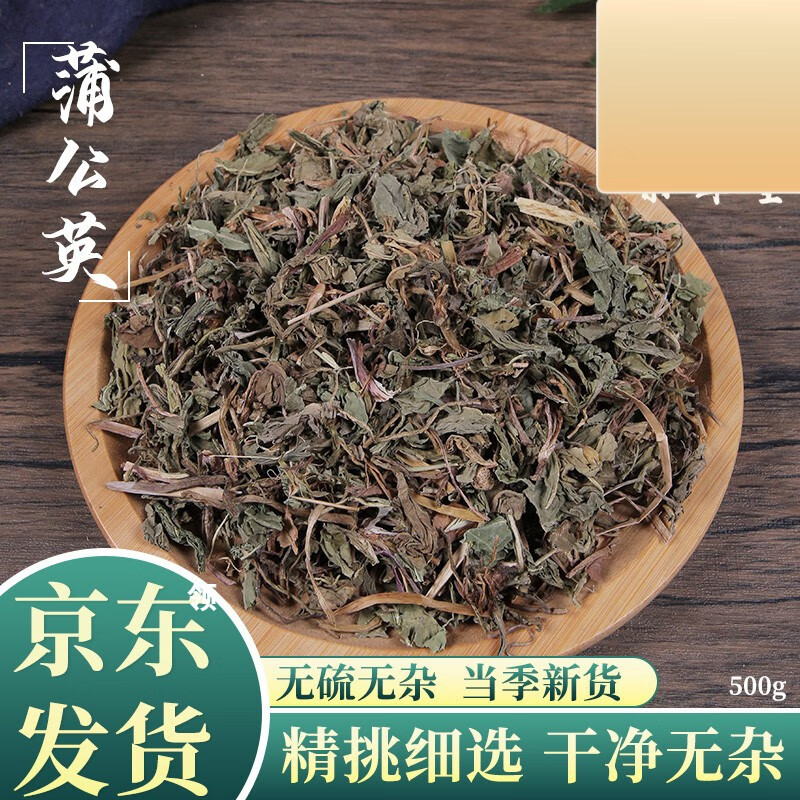 北京同仁堂原料 蒲公英中药材野生婆婆丁500克黄花地丁 浦公英茶 新货
