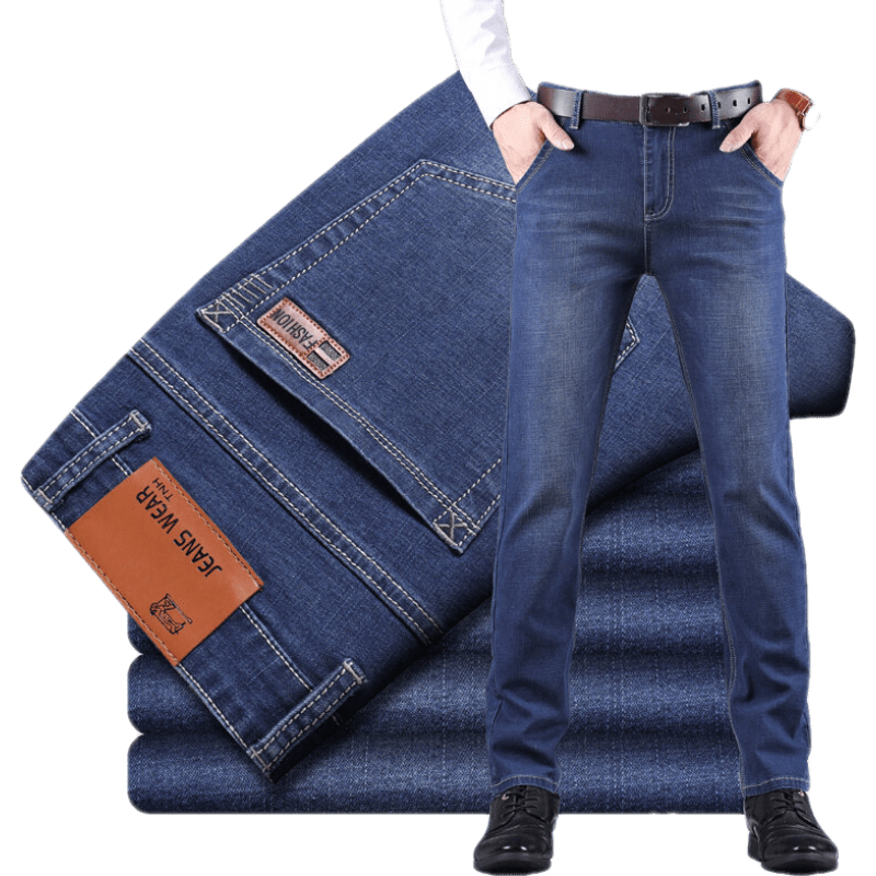 拍2件z雅鹿牛仔裤新款休闲百搭青年男士服装aef蓝色28