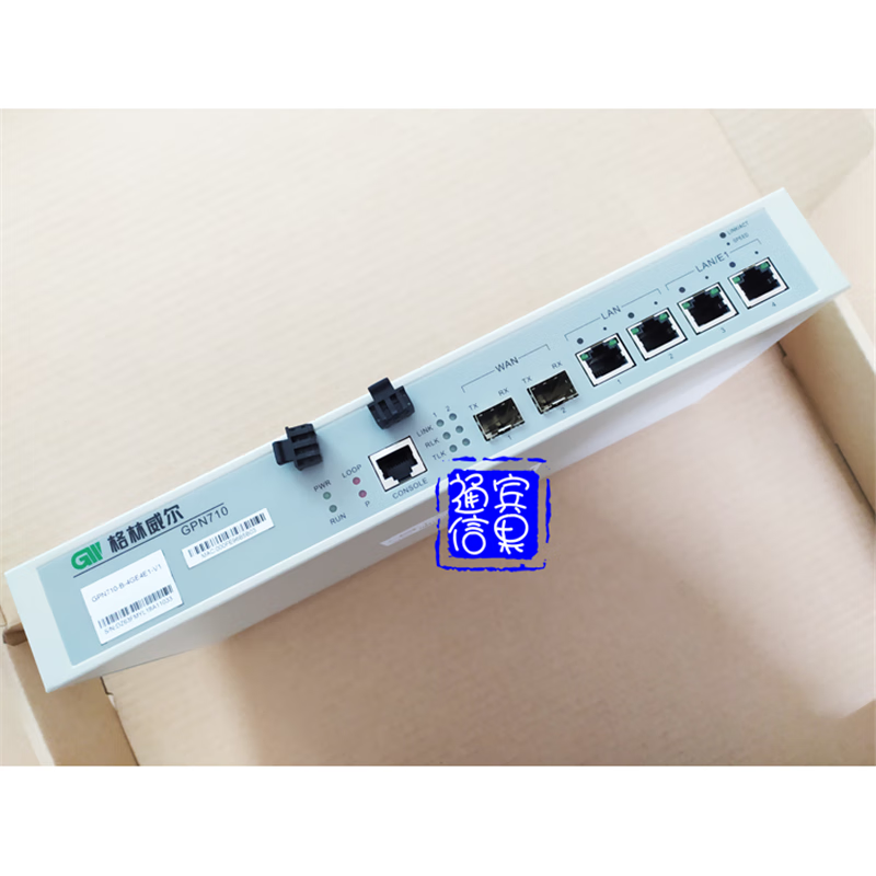 格林威尔gpn710b4ge4e1v1百兆2光4电光纤收发器定制   立式 红色 标准