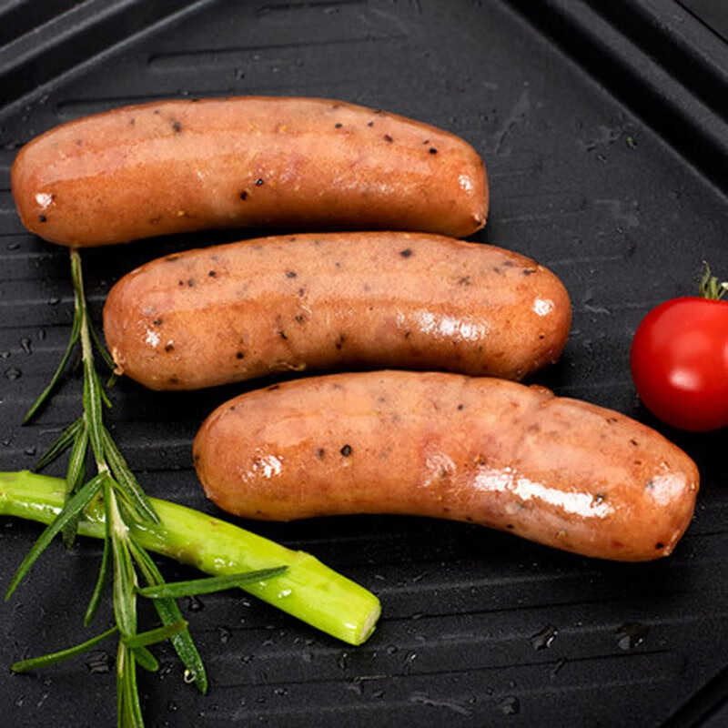 源之香 地道肠火山石烤肠肉肠台湾90%纯肉肠猪肉肠香肠黑胡椒 烧烤
